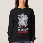 Be Unique Be Unicorn 3 Trui (Voorkant)