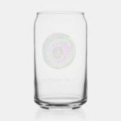 Be uplifted mantra with prayer portal blikvorm glas (Voorkant)