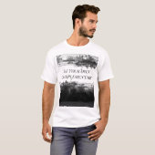 "BE UW EIGEN AANVULLENDE" White Basic T-shirt (Voorkant volledig)