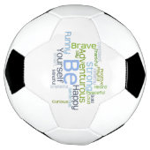 BE uw Motivatie Word Cloud Voetbal (Gedraaid)