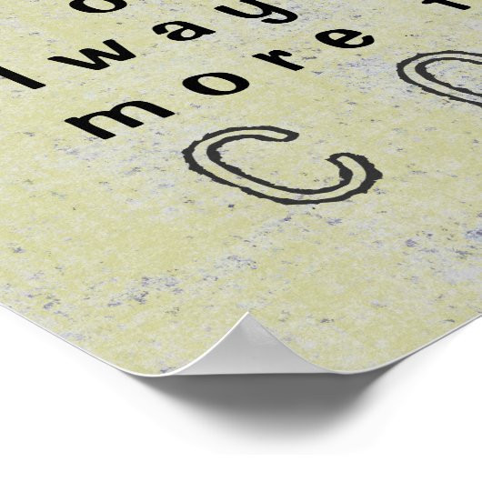 BE UZELF - 12x12 Poster (Canvasoptie) (Hoek)