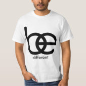 BE verschillende T-Shirt-Sjabloon T-shirt (Voorkant)