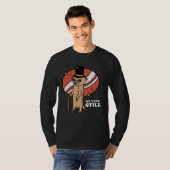 Be Very Still Meerkat Mongoose T-shirt (Voorkant volledig)