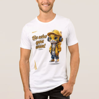 BE WHO YOU WANT" Inspirational Adult T-Shirt Mo