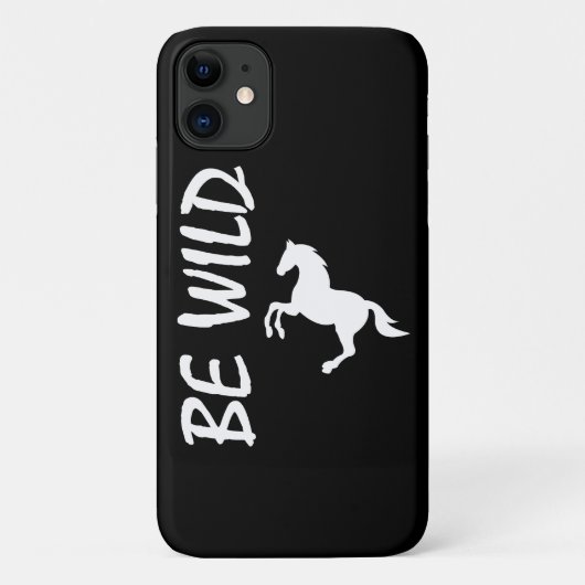 Be Wild-Strong and Decorative Horse Case-Mate iPhone Case (Achterkant)