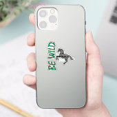 Be Wild-strong decorative horse Sticker (Telefoon)