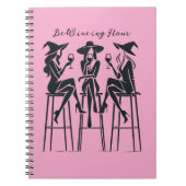 Be-Wine-ing Hour, Elegante Heksen Wijnavond, Moder Notitieboek (Voorkant)