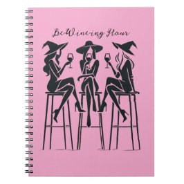 Be-Wine-ing Hour, Elegante Heksen Wijnavond, Moder Notitieboek