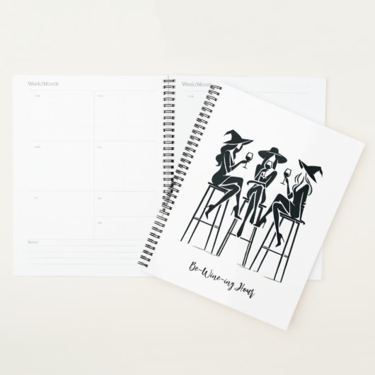 Be-Wine-ing Hour, Elegante Heksen Wijnavond, Moder Planner (Display)