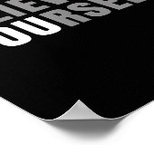 Be You Believe In Yourself Sitive Message Quotes S Poster (Hoek)