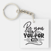 Be you do you for you – Motivatie offerte ontwerp Sleutelhanger (voorkant)