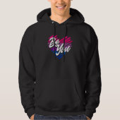 Be You Funny Bi Pride Flag Bisexual Hoodie (Voorkant)