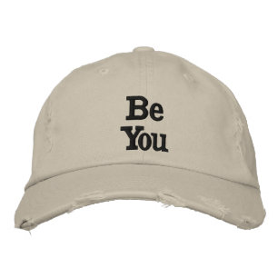 "Be You" Honkbal Pet met quotes