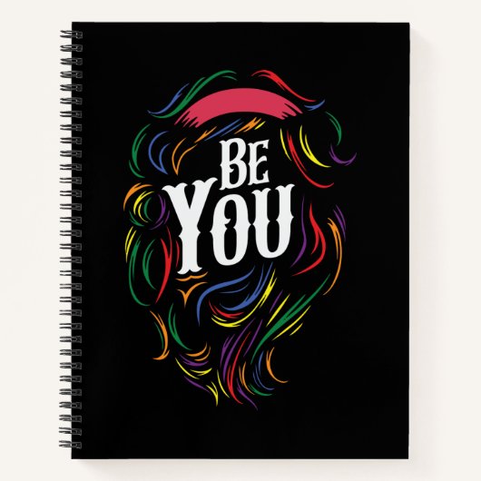 Be You | LGBTQ | Rainbow | Gay Pride Notitieboek (Voorkant)