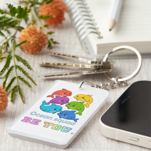 Be You - Ocean Squad Sleutelhanger (Voorkant Rechts)