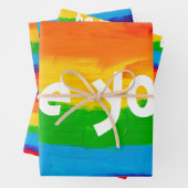 Be You Rainbow LGBT Wrapping Papieren Bladen – Pri Inpakpapier Vel (In situ)