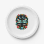 Be You The World Will Adjust - Dragonfly (1) Papieren Bordje (Voorkant)