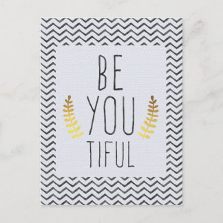 Be You Tiful Briefkaart