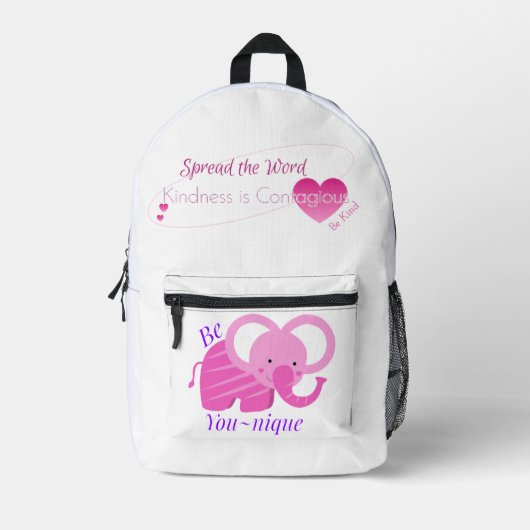 Be You-unieke geprinte rugzak (Voorkant)