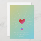 Be Your True Self – Empowering Greeting Card Feestdagenkaart (Voorkant / Achterkant)