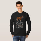 Be Yourself Always And Be A Horse T-shirt (Voorkant volledig)