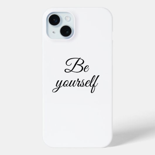 Be yourself Case-Mate iPhone case (Achterkant)