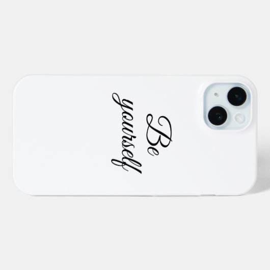 Be yourself Case-Mate iPhone case (Achterkant (horizontaal))