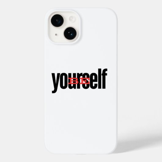 Be yourself Case-Mate iPhone case (Achterkant)