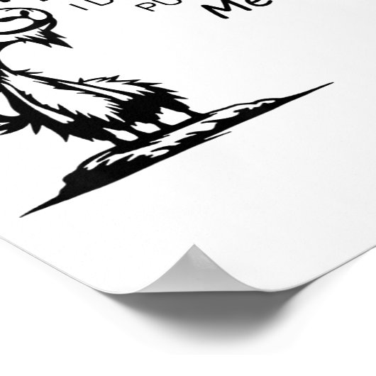 Be Yourself I Did And They Put Me On Meds  Poster (Hoek)