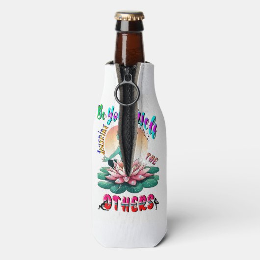 Be Yourself Inspire The Others Flesjeskoeler (Fles Achterkant)