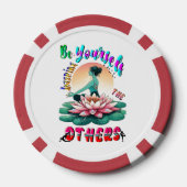Be Yourself Inspire The Others Poker Chips (Achterkant)