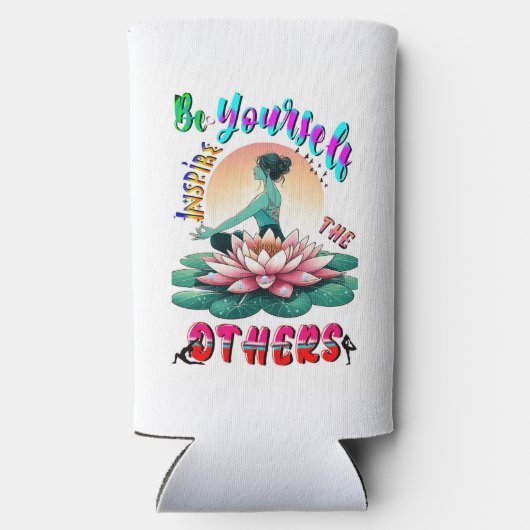 Be Yourself Inspire The Others Seltzer Blikjeskoeler (Achterkant)