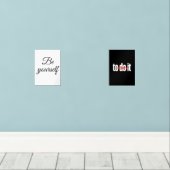 Be yourself muurkunst sets (Houten vloer)