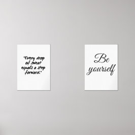 Be yourself muurkunst sets