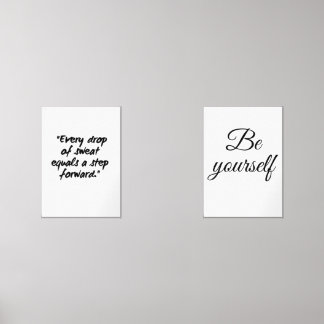 Be yourself muurkunst sets