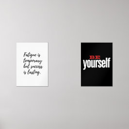 Be yourself muurkunst sets