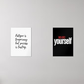 Be yourself muurkunst sets (Voorkant)