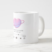 Be Yourself No Matter What They Say - jumbo mug Grote Koffiekop (Voorkant rechts)
