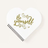 Be Yourself  Notebook Notitieboek (Voorkant)