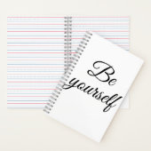 Be yourself notitieboek (Binnen)
