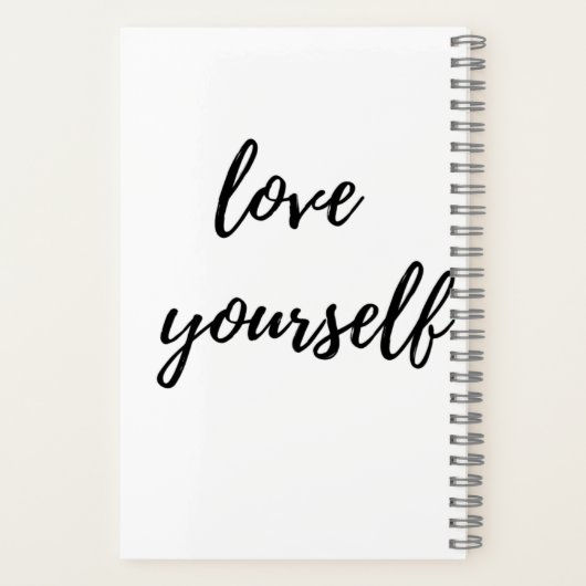 Be yourself notitieboek (Achterkant)