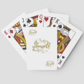 Be Yourself Poker Cards Pokerkaarten (Achterkant)