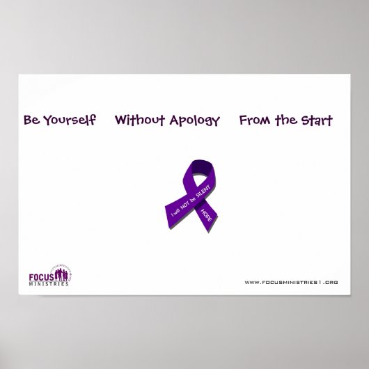 Be Yourself Poster (Voorkant)