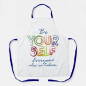 Be yourself schort (Voorkant)