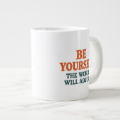 Be Yourself – The World Will Adjust Grote Koffiekop (Voorkant rechts)