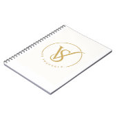 Be Yourself VS Monogram Logo Notitieboek (Linkerzijde)