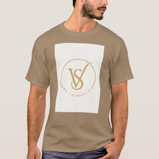 Be Yourself VS Monogram Logo T-shirt (Voorkant)
