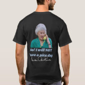 Bea Arthur Icon Collage Shirt (Achterkant)