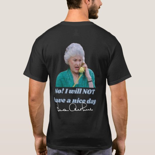 Bea Arthur Icon Collage Shirt (Achterkant)
