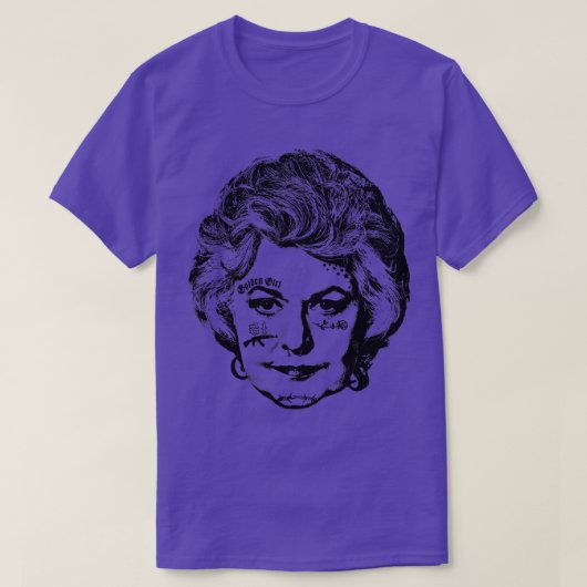 Bea Arthur Punksthetic Face Design T-shirt (Design voorkant)